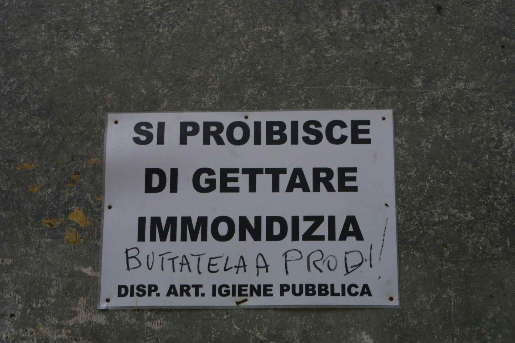 TOPONOMASTICA e CARTELLONISTICA